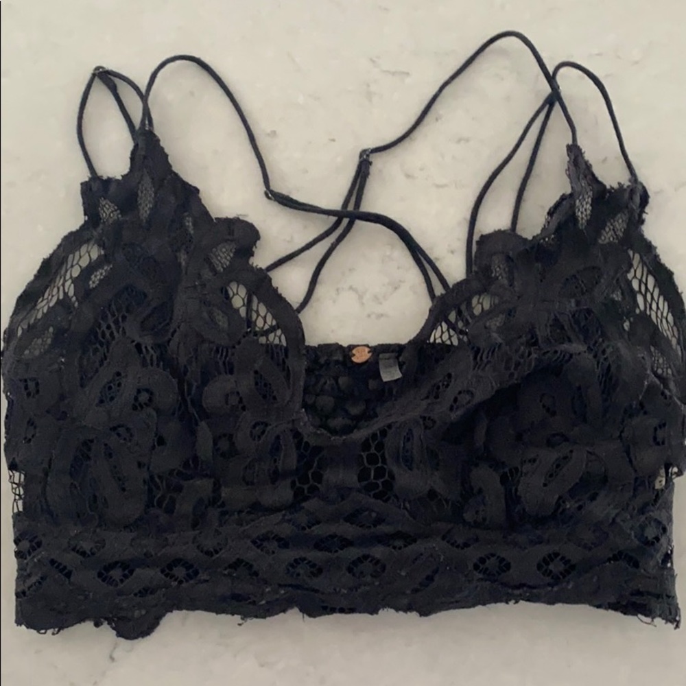 Free people black bralette